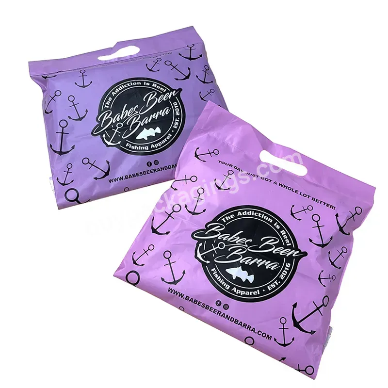 Thick High Quality Reseal Clothing Bag With Own Logo Printed Garment Packaging Transparent Plastic Frosted Zipper Bags