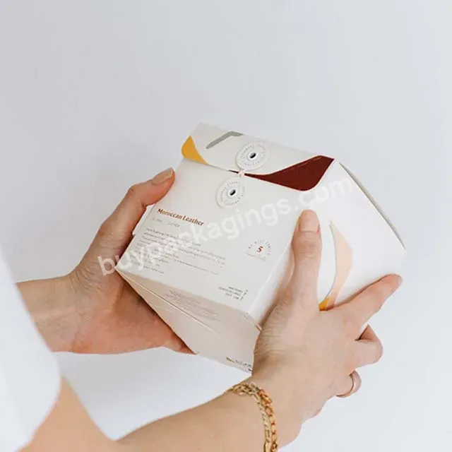 Thick White Recycled Paperboard White Folding Boxes Crash Bottom Boxes Square Tea Bag Packaging Box