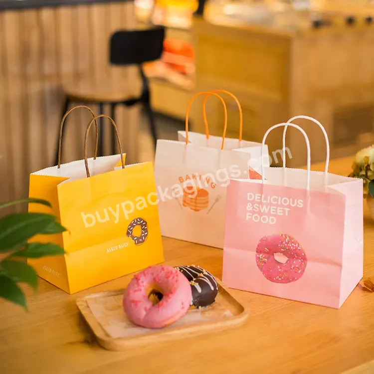 Thicken Paperbags Customized Paper Bags With Your Own Logo Biodegradable Recycled Portable Reusable Paper Bag