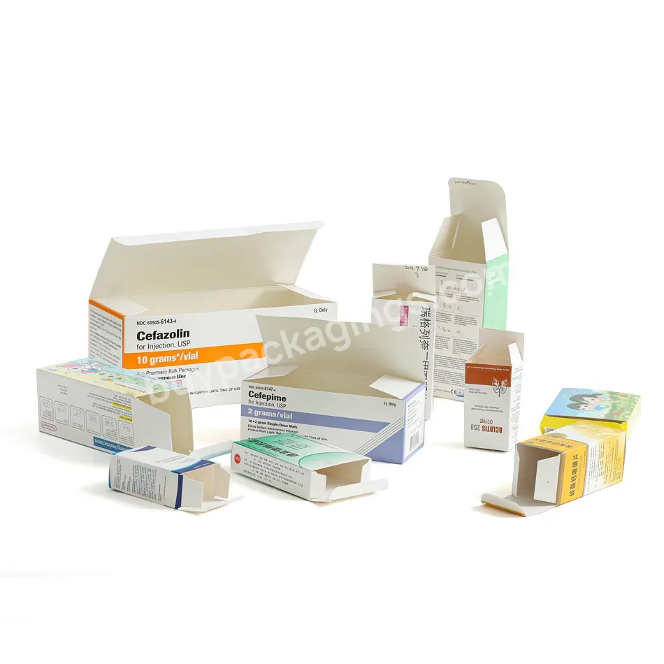 Tianyi Packaging Custom Size Shape Infusion Condoms Liquid Eye Drop Folding Paper Package Pill Packaging Paper Box