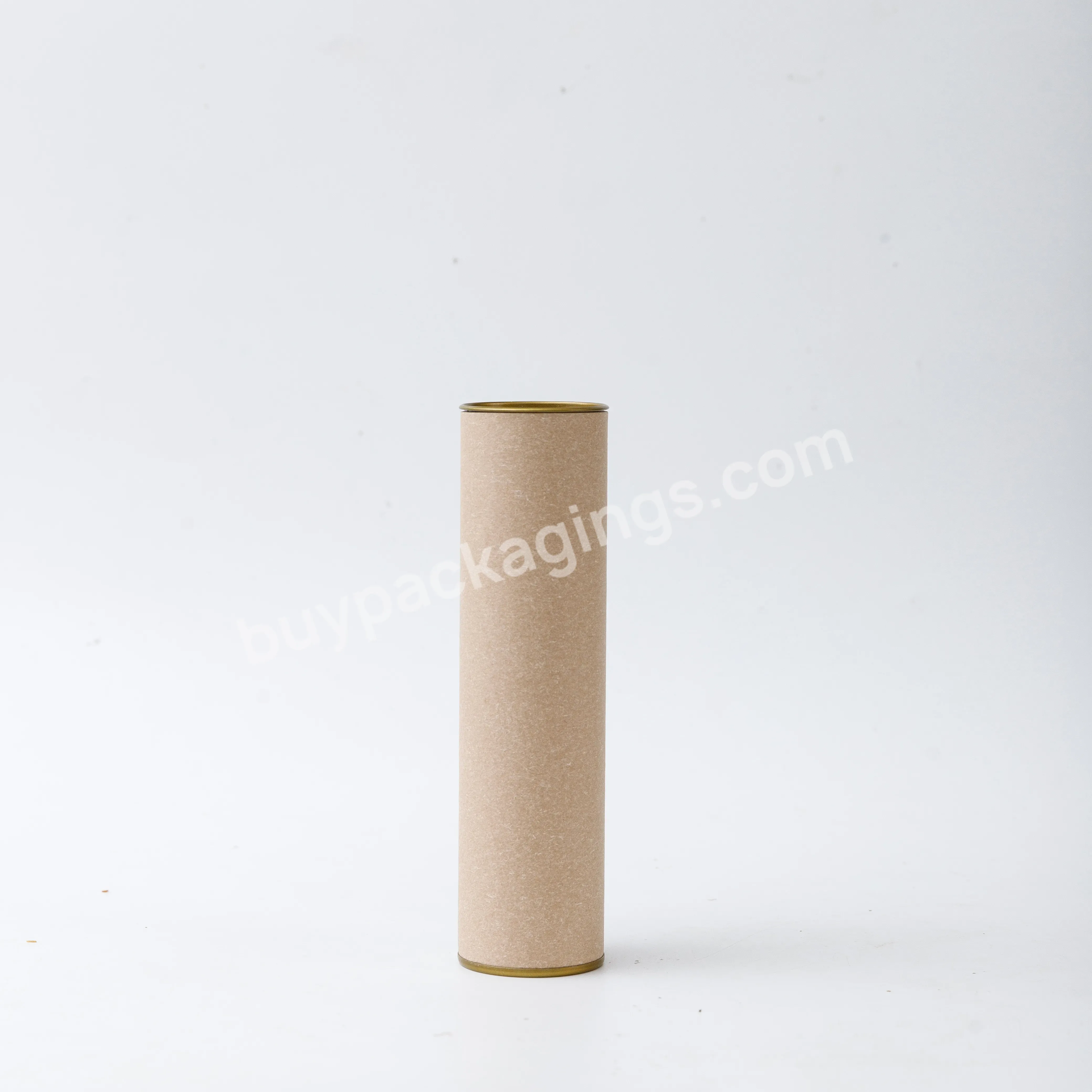 Tianyi Packing Souvenir Cardboard Composite Customize Printed Craft Cylinder Round Tea Packaging And Tin Lids Paper Cans