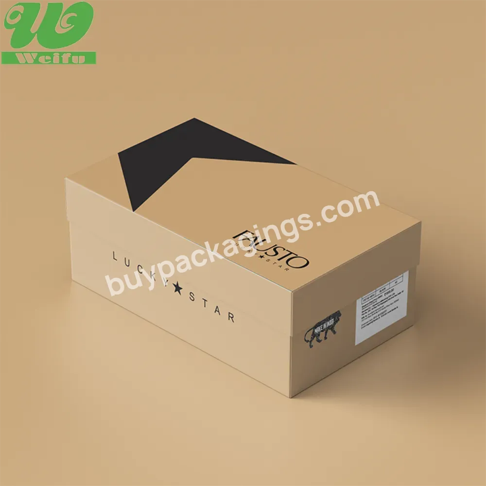 Timberland Cardboard Packaging Shoes Box Folded