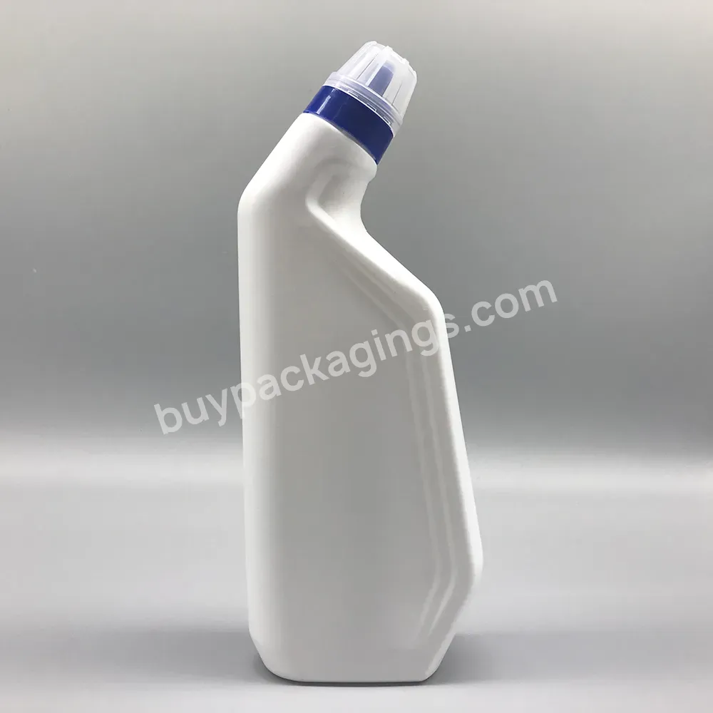 Top Highest Quality Pe Plastic 16oz 500ml Curve Bathroom Toilet Bowl Cleaner Bottle