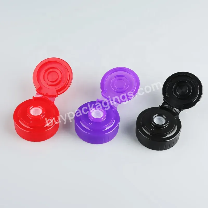 Top Quality Colorful Flip Top Cap Plastic Jam Cap Covers With 38mm Bottle Cap - Buy Flip Top Cap,Plastic Bottle Cap,38mm Plastic Cap.