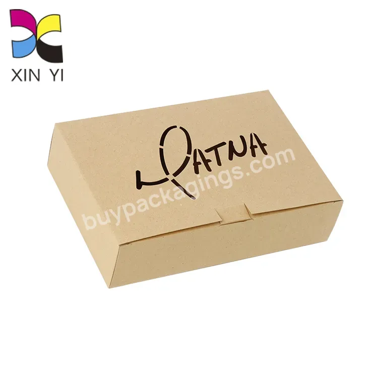 Top Quality Custom Kraft Paper Box Fashion Mailer Paper Box Custom Folded Kraft Paper Box