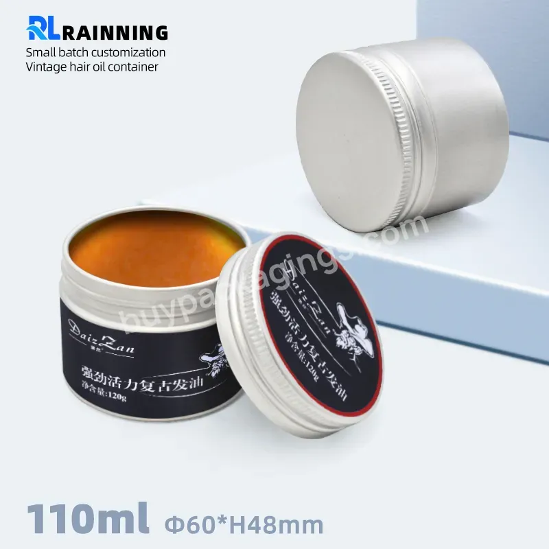 Top Quality Metal Cans Storage Aluminum Tin Cosmetic Container For Body Balm,Lip Balm,Shaving Soap