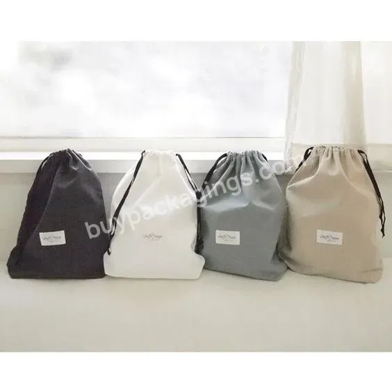 Top Quality New Design Drawstring Bag Cotton Canvas Bag Canvas Drawstring Bag