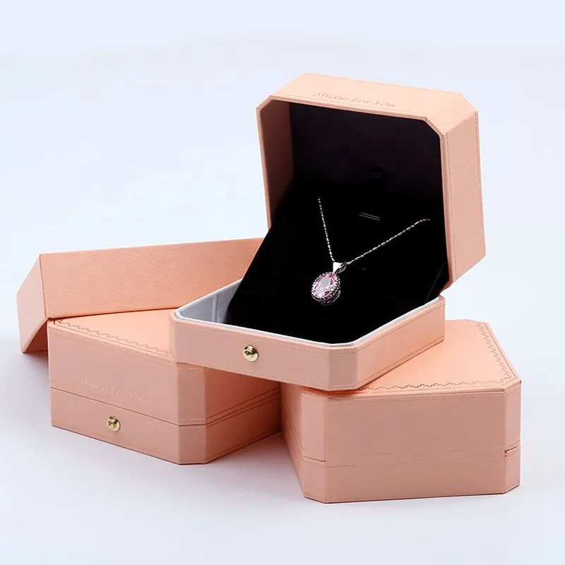 Top quality octagonal jewelry upscale proposal diamond box packaging gift box