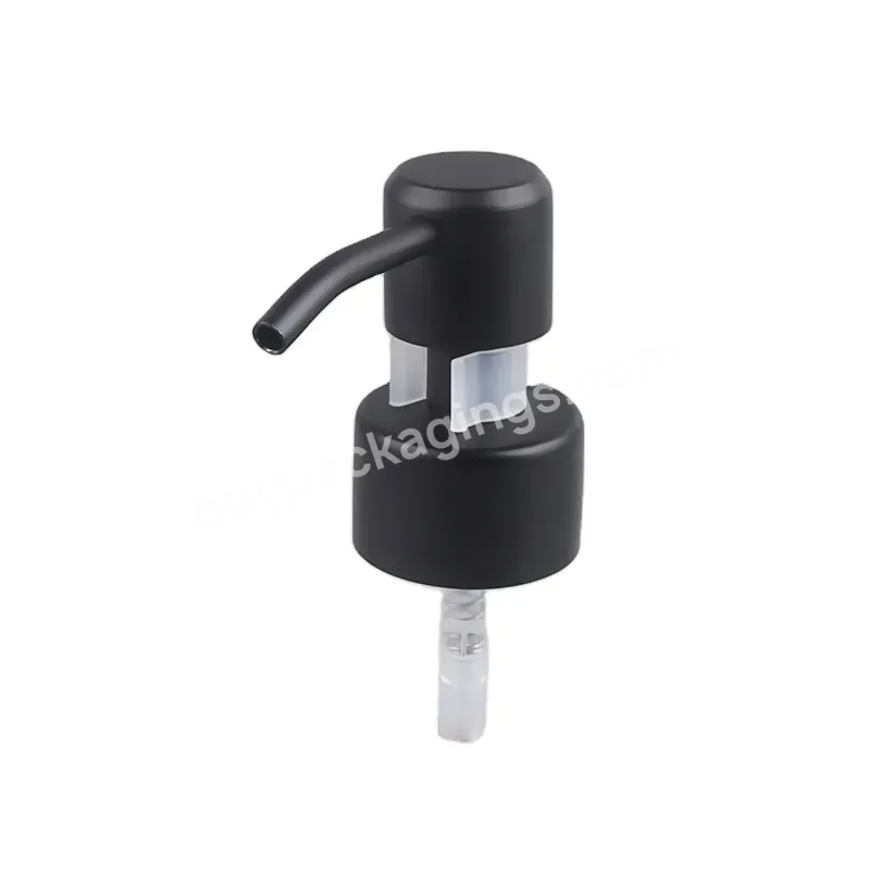 Top Quality Plastic 24 410 28 400 Black Matte Cream Pump Uv Stainless Steel Soap Dispenser Lotion Pump