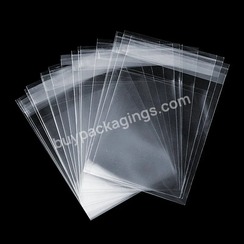 Top Quality Wholesale Printed Packaging Opp Clear Plastic Waterproof Self Adhesive Opp Clear Poly Bag