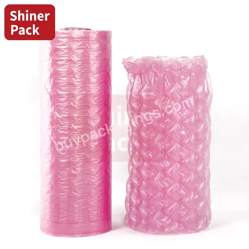 Top Supplier Heart-shape Shape Wholesale Recycled Protective Packaging Air Bubble Cushioning Film Roll