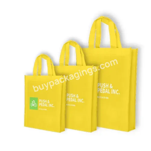 Trading Show Non Woven Bag,Cheap And High Quality Reusable Shopping Bag,Non Woven Tote Bag Can Be Customized On Your Logo