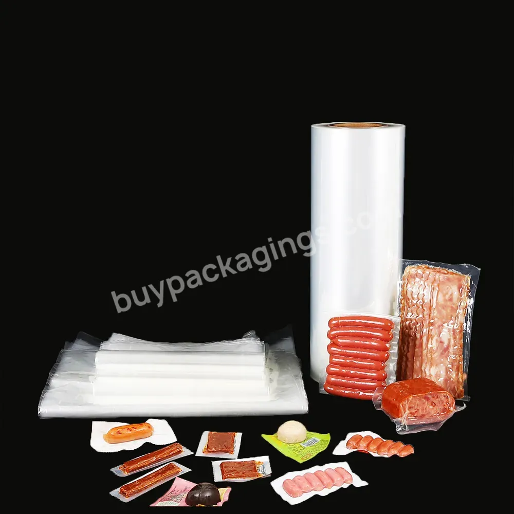 Transparent 7 Layer Co-extruded Pa/pe Automatic Continuous Vacuum Thermoforming Stretch Film For Meat /seafood /vegetable