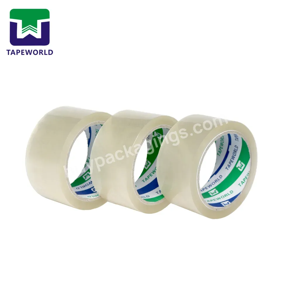 Transparent Clear Box Sealing Jumbo Roll Adhesive Tape For Heavy Duty Shipping Moving Bopp Packing Tape