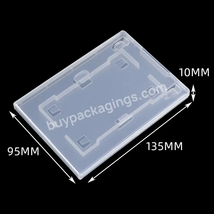 Transparent Credit Card Holder Plastic Business Card Portable Packing Storage Id Name Badge Boxes - Buy Id Name Badge Boxes,Business Card Boxes,Credit Card Holder.