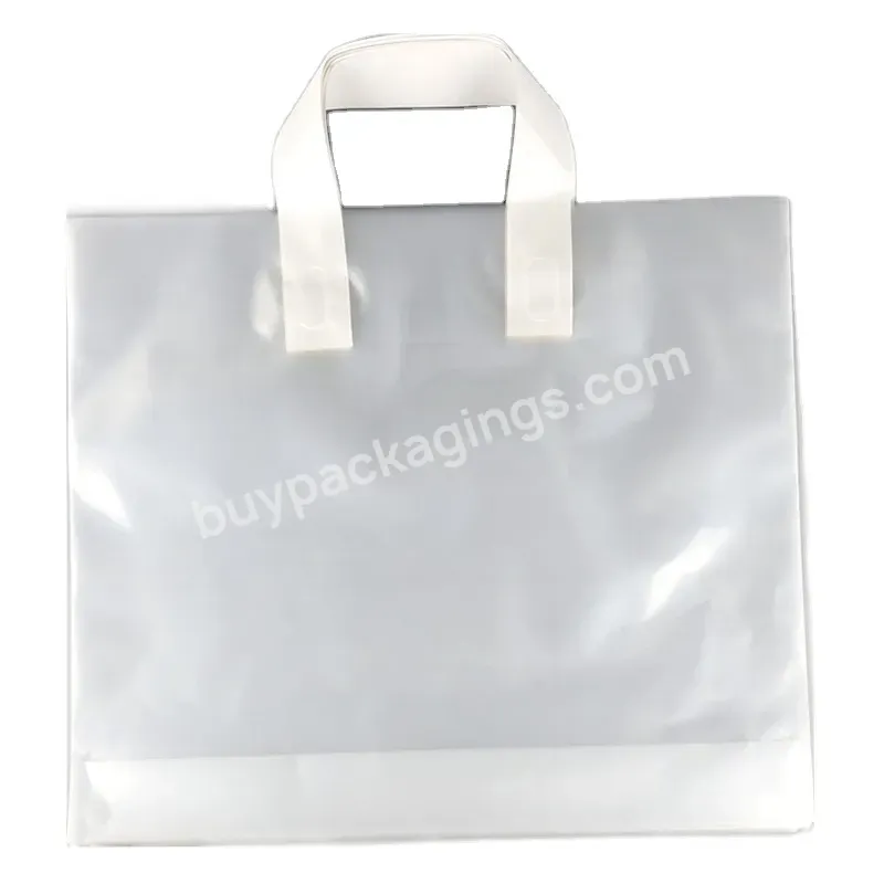 Transparent Gift Handle Plastic Bag