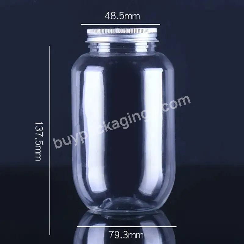 Transparent Juice Beverage 350ml 500ml 600ml 700ml Bottle Plastic Pet Bottle Milk Tea Bottle