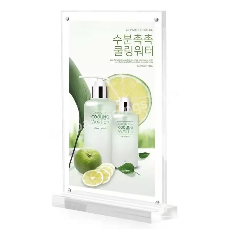 Transparent Magnetic Suction And Transparent Acrylic Display Card