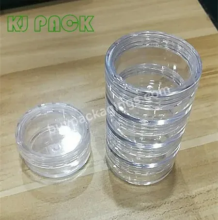 Transparent Plastic Cosmetic Storage Containers,Clear Makeup Stackable Small Jar 5 Layers 6 Layers