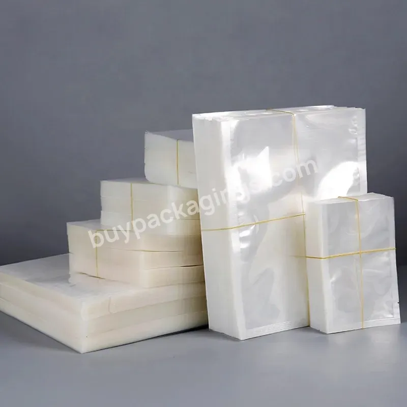 Transparent Plastic Food Packing Pouch Nylon Vacuum Plastic Bag