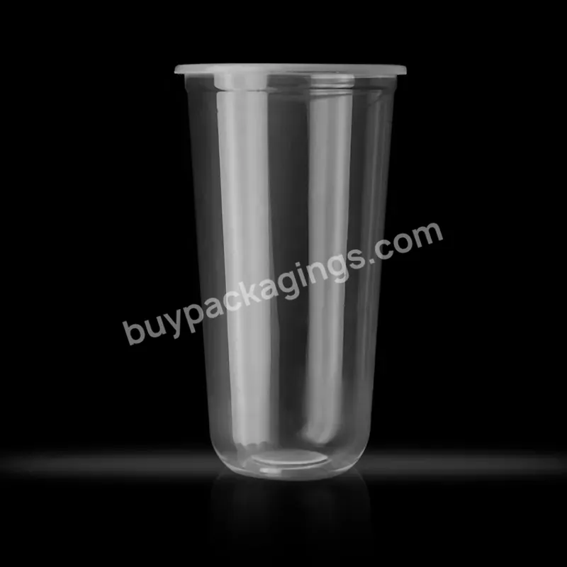 Transparent Plastic Milk Tea Cup Beverage Drinking Fruit Juice Takeaway Package U Shape Pp Tea Cup 700 Ml - Buy U Shape Pp Cup 700 Ml,U Cup Pp,Pp Cups Tea.