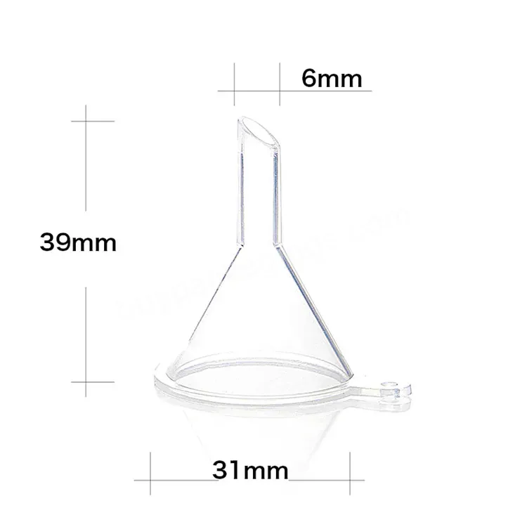 Transparent Pp Plastic Funnel For Liquid Dropper Bottle