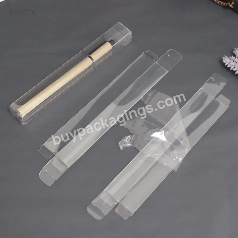 Transparent Pvc Plastic Packaging Box With Protective Film Diy Eyebrow Pen Eyeliner Pen Cosmetics Gift Box - Buy Frosted Cosmetic Packaging Box,Pvc Pp Pet Plastic Makeup Tools Packaging,Gift Box Packaging A6.