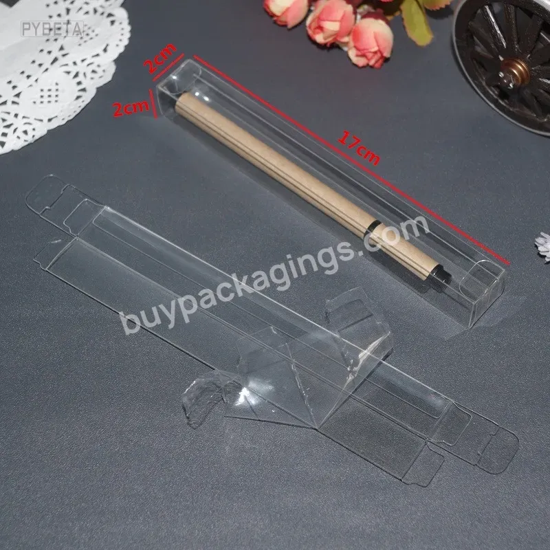 Transparent Pvc Plastic Packaging Box With Protective Film Diy Eyebrow Pen Eyeliner Pen Cosmetics Gift Box - Buy Frosted Cosmetic Packaging Box,Pvc Pp Pet Plastic Makeup Tools Packaging,Gift Box Packaging A6.