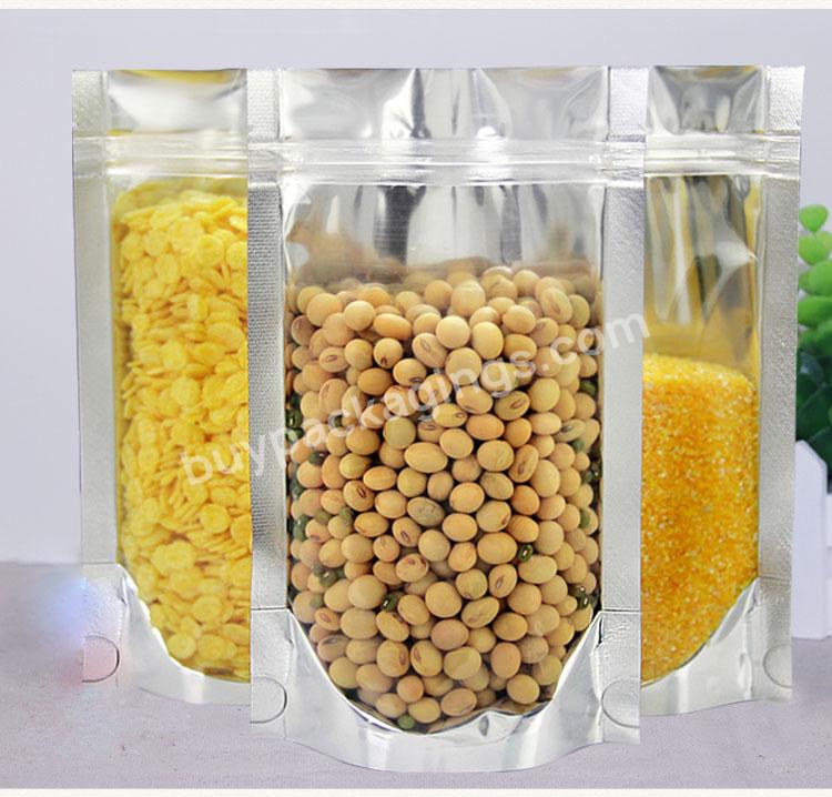 Transparent Resealable Dried Fruit Flower Tea Package Bag Plastic Food Packaging Bag