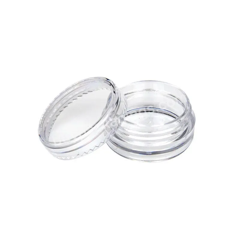 Transparent Small Bottle 3g Cosmetic Empty Jar Pot Eyeshadow Lip Balm Face Cream Sample Container