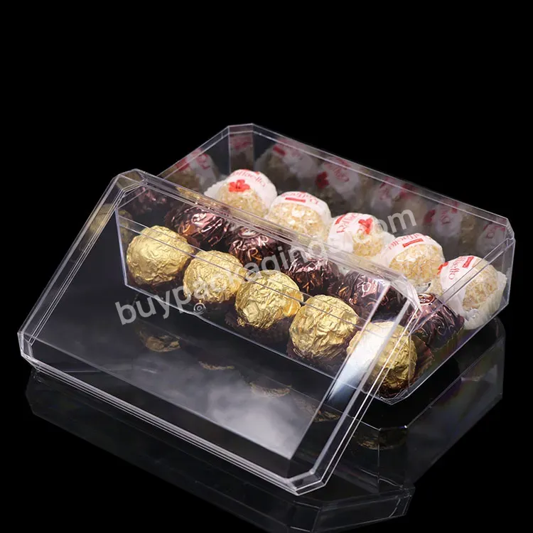 Transparent Snack Containers Plastic Snacks Sugar Pancake Clear Cookie Packaging Boxes Chocolate