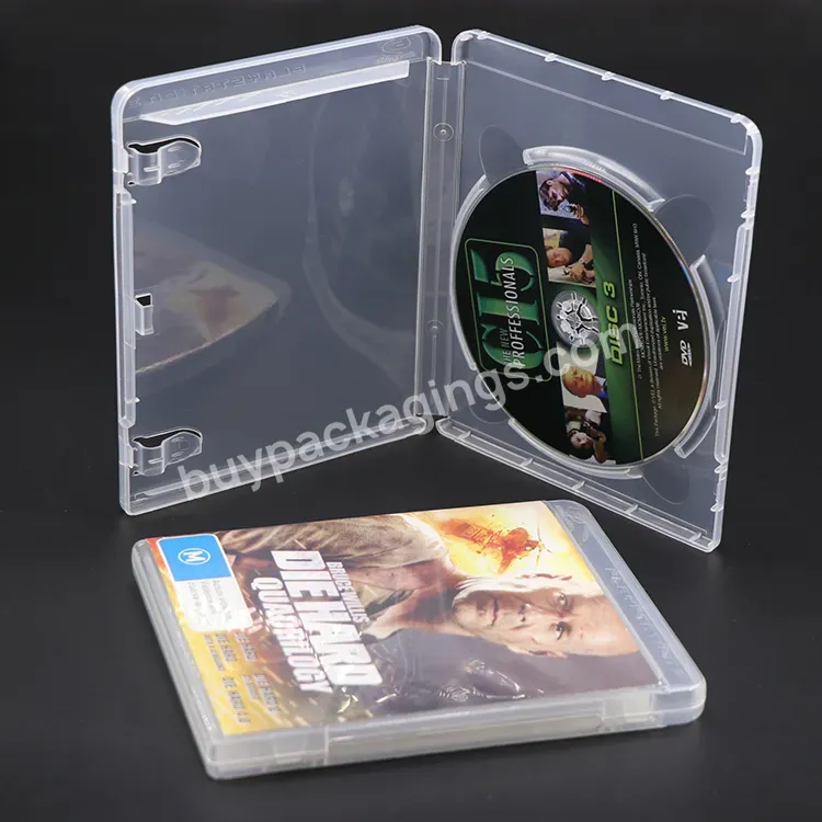 Transparent Universal Video Game Display Box Plastic Clear Bluray Cd Dvd Game Case For Playstation 3 Game Boy Ps3