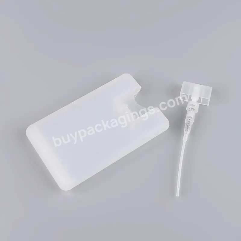 Travel Portable 20ml Credit Card Mist Spray Bottle Pocket Empty Perfume Packaging