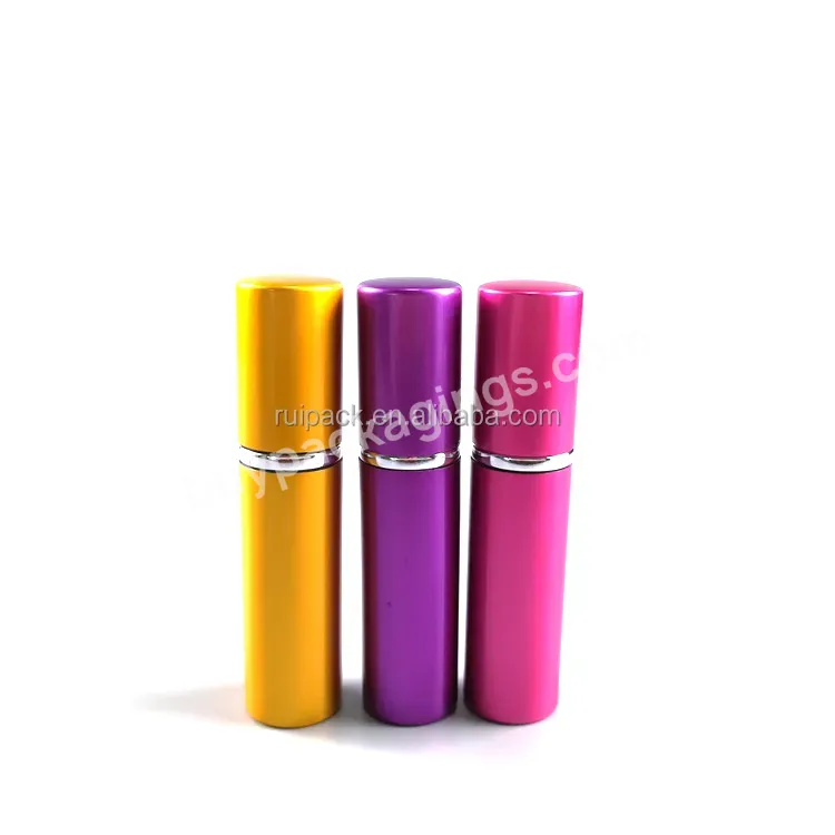 Travel Sized 20ml Refillable Aluminum Atomizer Perfume Spray Bottle