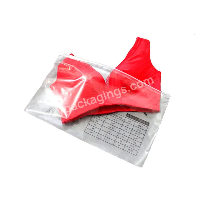 Travel Transparent Pvc Toilet Cosmetic Custom White Matte Frosted Zip Seal Ziplock Plastic Packaging Bag For Clothing