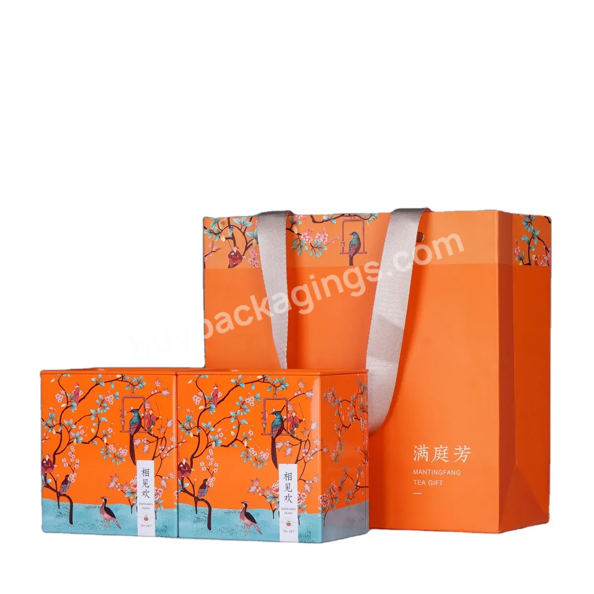 Trending Products 2022 New Arrivals Custom Food Grade Rectangle Metal Tea Tin Gift Can Box For Tea Packaging