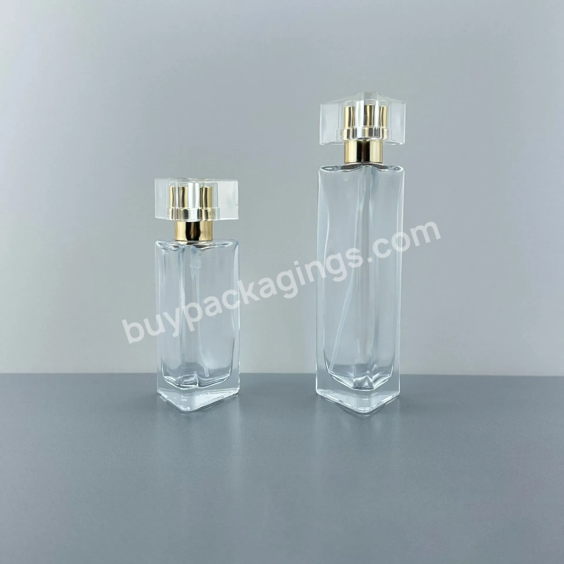 Triangel Shape Perfume Glass Bottle 30ml 45ml Fragrance Bottle Perfume Glass Unique Perfume Bottle