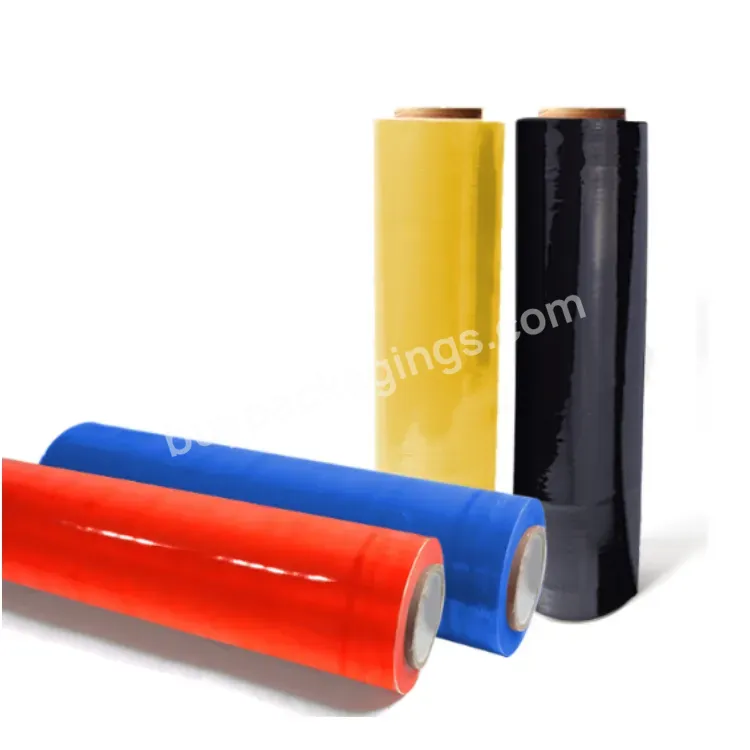 Trusty Supplier 100% Raw Material Lldpe Black Bunding Wrap Packaging Stretch Film For Moving