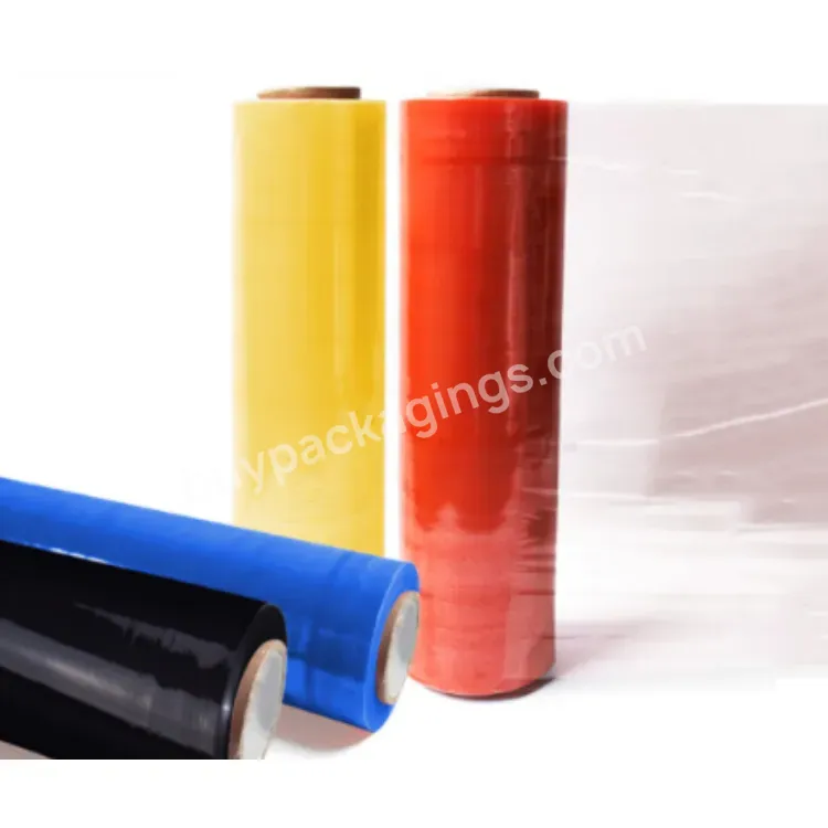 Trusty Supplier 100% Raw Material Lldpe Black Bunding Wrap Packaging Stretch Film For Moving