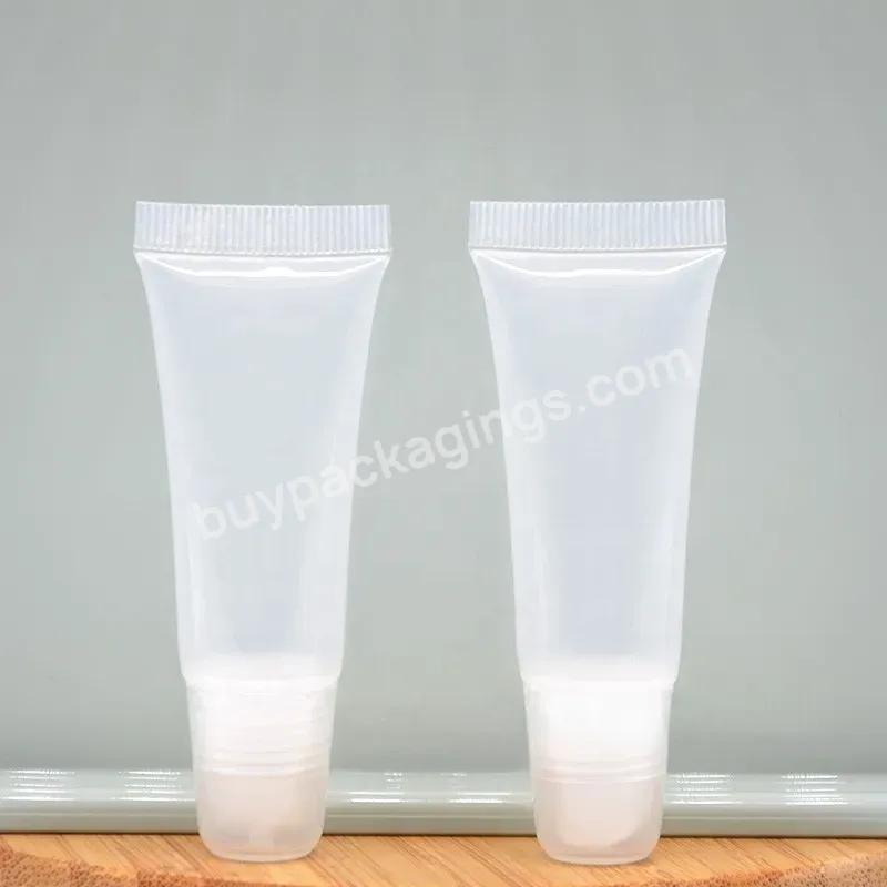 Tube Lip Gloss Tube Lip Gloss Makeup Split Transparent Empty Tube Extrusion Lip Gloss Oblique Mouth