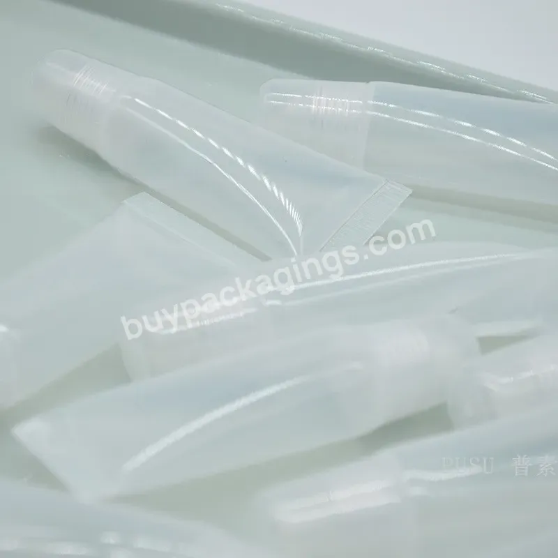 Tube Lip Gloss Tube Lip Gloss Makeup Split Transparent Empty Tube Extrusion Lip Gloss Oblique Mouth