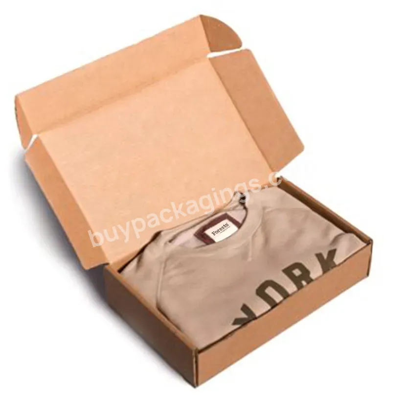Tuck Top Mailing Ecommerce Packaging Gift Cardboard Rigid T Shirt Box