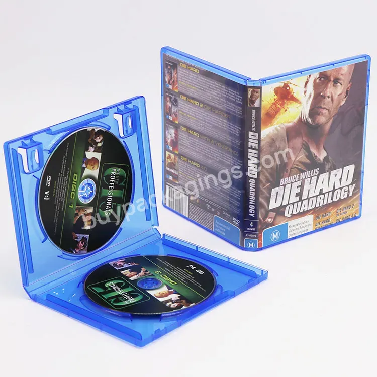 Two Discs Cd Video Retail Game Cases Color Media Game Case Package For Ps3 Ps4 Ps5 Playstation 5 4 Dvd Game Boy - Buy Game Case Dvd,Gameboy Color Game Case,Cd Video Game Cases.