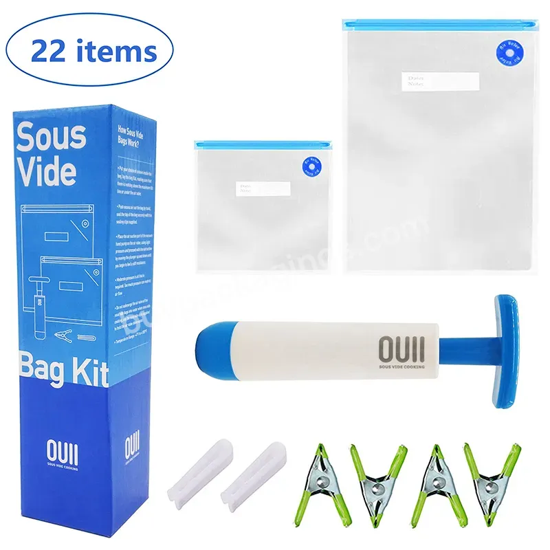 Two Sizes Vacuum Bags(10 26*34cm & 10 26*28cm Vacuum Bags) Store Food For Sous Vide Cooking Or Food Freshness Preservation - Buy Sous Vide Bags Bag Sous Vide Sous Vide Bags Bpa Free Reusable Sous Vide Bags Zipper Top,Reusable Sous Vide Bags Sous Vide