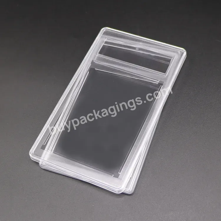 Ultrasonic Type Trading Cards Plastic Slab Sports Card Collector Graded Card Slab