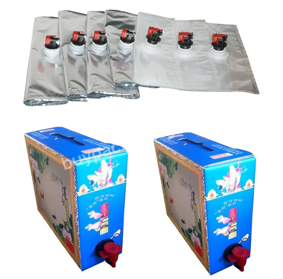 Ultraviolet-proof Custom Printing Aluminum Top Quality 5 Liter Bib Wine Bag-in-box - Buy Custom Printing Bag In Box,Ultraviolet-proof Bag In Bo,Bag-in-box Filling Machine.