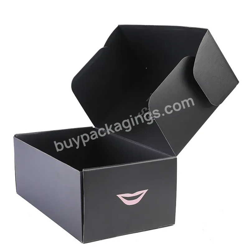 Underbed Srorage Solution Custom Printed Black Boxes Packaging Shoe Flip Cover Corrugated Cardboard Shipping Box - Buy Shoes Boxes,Custom Printed Black Boxes Packaging Shoe Flip Cover Corrugated Cardboard Shipping Box,Corrugated Shipping Boxes Custom