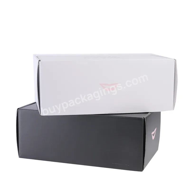 Underbed Srorage Solution Custom Printed Black Boxes Packaging Shoe Flip Cover Corrugated Cardboard Shipping Box - Buy Shoes Boxes,Custom Printed Black Boxes Packaging Shoe Flip Cover Corrugated Cardboard Shipping Box,Corrugated Shipping Boxes Custom