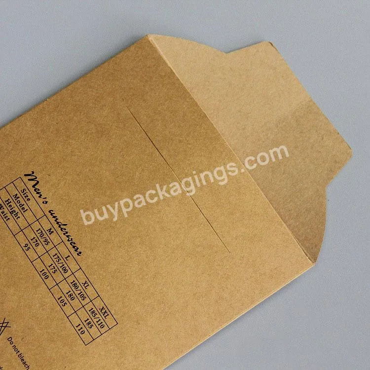 Underwear Kraft Packaging Product Box Bag