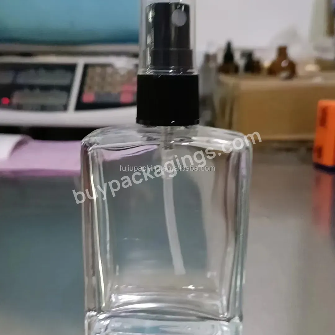 Unique 30ml 50ml 100ml Clear Perfume Bottles Spray Cap